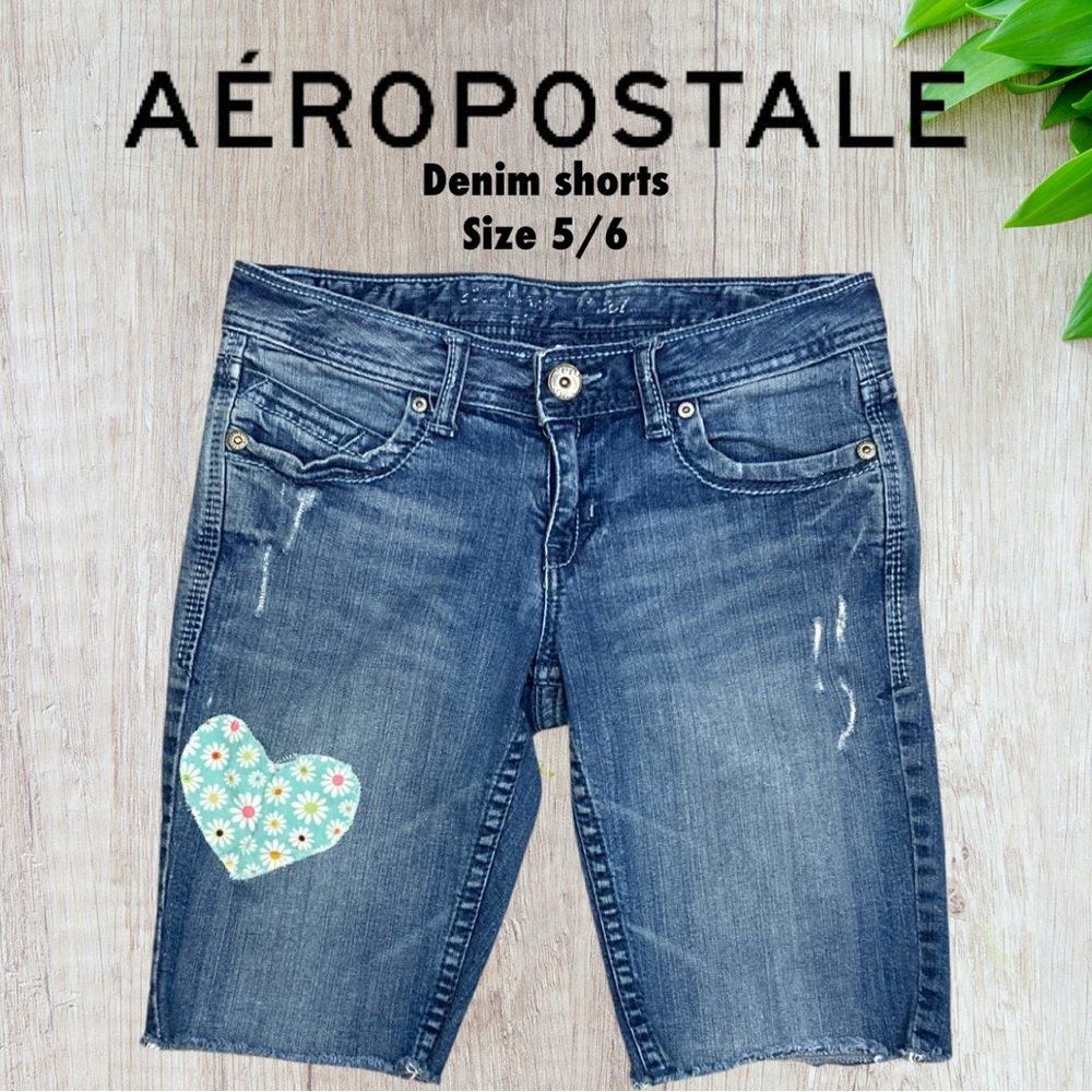 Aeropostale denim shorts size 5/6